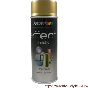 MoTip lakspray dekkend Deco Effect metallic Gold Briljant 400 ml - A50703262 - afbeelding 1