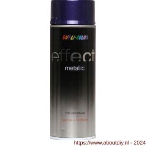 MoTip lakspray dekkend Deco Effect metallic Violet paars hoogglans 400 ml - A50703264 - afbeelding 1
