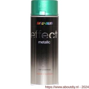 MoTip lakspray dekkend Deco Effect metallic groen hoogglans 400 ml - A50703263 - afbeelding 1