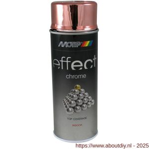 MoTip lak chroomspray dekkend Deco Effect Chrome Lacquer copper koper 400 ml - A50703188 - afbeelding 1