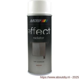 MoTip radiatorspray Deco Effect White wit hoogglans 400 ml - A50703295 - afbeelding 1
