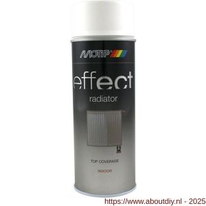 MoTip radiatorspray Deco Effect White Matt wit mat 400 ml - A50703296 - afbeelding 1