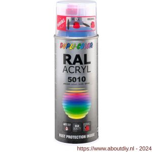 Dupli-Color lakspray RAL 5011 staalblauw 400 ml - A50703025 - afbeelding 1