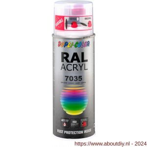 Dupli-Color lakspray RAL 7042 hoogglans 400 ml - A50703037 - afbeelding 1