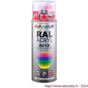 Dupli-Color lakspray RAL 8012 roodbruin 400 ml - A50703015 - afbeelding 1