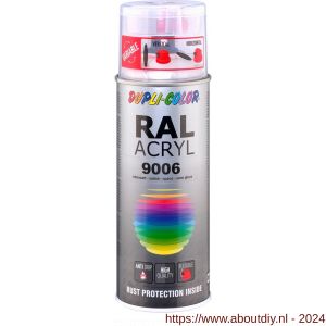Dupli-Color lakspray RAL 9006 wit aluminium metallic 400 ml - A50702911 - afbeelding 1