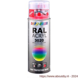 Dupli-Color lakspray RAL 3020 verkeers rood 400 ml - A50703041 - afbeelding 1