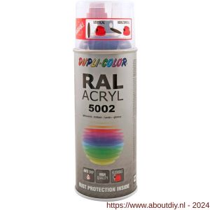 Dupli-Color lakspray RAL 5002 zijdeglans ultramarijn blauw 400 ml - A50703033 - afbeelding 1