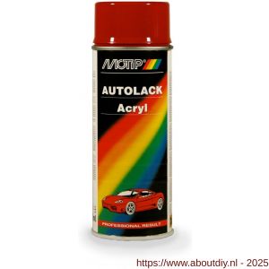 MoTip autoreparatielak spray Kompakt rood hoogglans spuitbus 400 ml - A50702115 - afbeelding 1