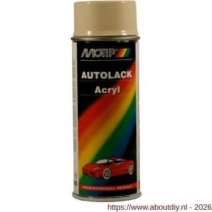 MoTip autoreparatielak spray Kompakt wit hoogglans spuitbus 400 ml - A50702274 - afbeelding 1