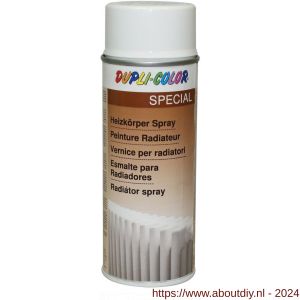 Dupli-Color radiatorspray RAL 9010 helder wit zijdeglans 400 ml - A50702908 - afbeelding 1