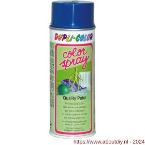 Dupli-Color lakspray Colorspray RAL 5010 enzian blauw mat 400 ml - A50702843 - afbeelding 1
