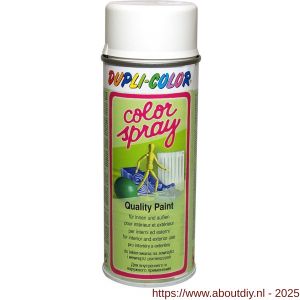 Dupli-Color lakspray Colorspray RAL 9010 helder wit mat 400 ml - A50702882 - afbeelding 1
