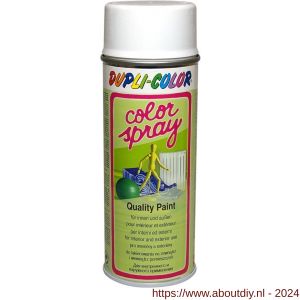 Dupli-Color lakspray Colorspray RAL 9016 verkeers wit hoogglans 400 ml - A50702881 - afbeelding 1