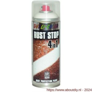 Dupli-Color roestbeschermingslak Rust Stop RAL 9006 wit aluminium 400 ml - A50702697 - afbeelding 1