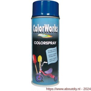 ColorWorks lakverf Colorspray royal blue RAL 5002 400 ml - A50702744 - afbeelding 1