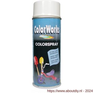 ColorWorks lakverf Colorspray wit 400 ml - A50702753 - afbeelding 1