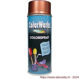 ColorWorks lakverf Copper koper 400 ml - A50702759 - afbeelding 1