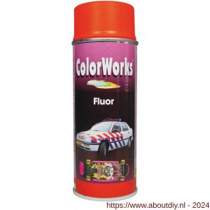 ColorWorks fluorescerende lak Fluor rood-oranje 400 ml - A50703604 - afbeelding 1