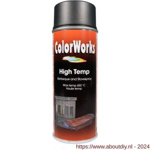 ColorWorks spray hittebestendig antraciet 400 ml - A50703621 - afbeelding 1