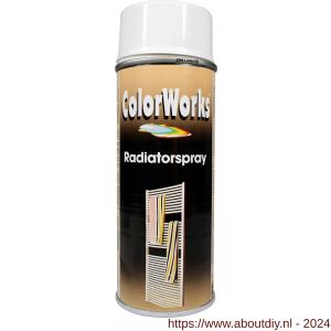 ColorWorks radiatorlak wit 400 ml - A50702778 - afbeelding 1