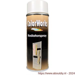 ColorWorks radiatorlak wit zijdeglans 400 ml - A50702780 - afbeelding 1