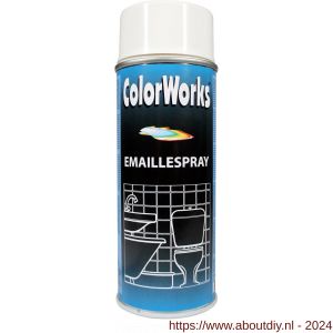 ColorWorks emaille wit hoogglans 400 ml - A50703565 - afbeelding 1