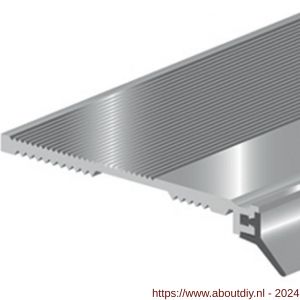 Deltafix slijtstrip met flap aluminium 1.00 m x 50 mm - A21903849 - afbeelding 1