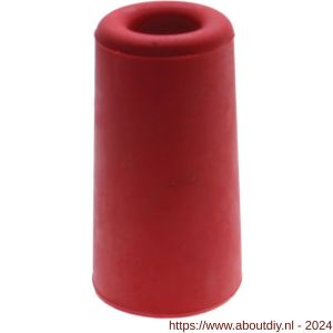 Deltafix deurbuffer TPE rubber schroefbaar rood 25 mm - A21903938 - afbeelding 1