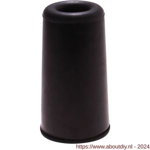 Deltafix deurbuffer TPE rubber schroefbaar zwart 75 mm - A21903971 - afbeelding 1
