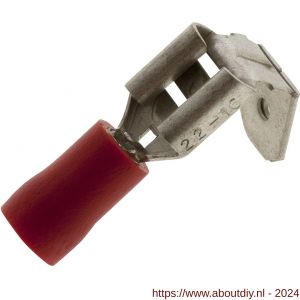 Deltafix kabelschoen verdeelstekker rood 6.3 mm doos 50 stuks - A21904281 - afbeelding 1