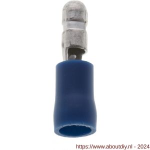 Deltafix kabelschoen man rond blauw 4.0 mm doos 50 stuks - A21904288 - afbeelding 1