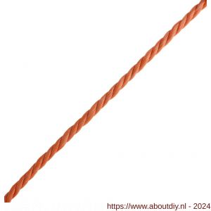 Deltafix touw polypropyleen oranje 90 m 10 mm - A21902950 - afbeelding 1