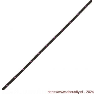 Deltafix touw trimlijn zwart roze 105 m 6 mm - A21902945 - afbeelding 1