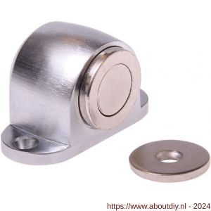 Protect-It deurvastzetter magnetic chroom satin D 31 x H 34 mm - A21903765 - afbeelding 1