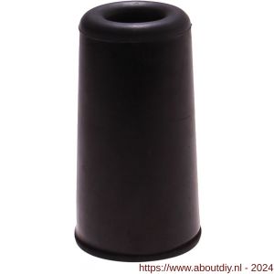 Protect-It deurbuffer TPE rubber schroefbaar zwart D 40 x H 75 mm - A21903972 - afbeelding 1