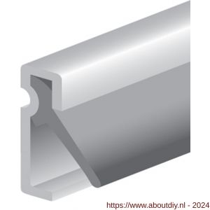Deltafix tochtprofiel inbouw acrylbestendig aluminium 3.00 m x 16x6 mm - A21903865 - afbeelding 1