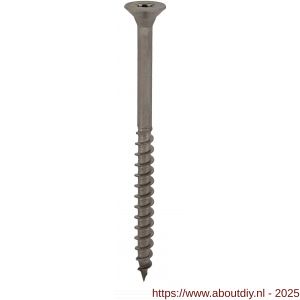 Private-Label spaanplaatschroef platkop-torx RVS A2 5.0x80/48 mm doos 200 stuks - A21905228 - afbeelding 1