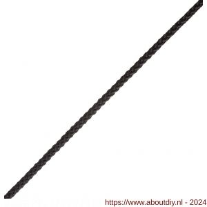 Deltafix touw nylon zwart 100 m 5 mm - A21902937 - afbeelding 1