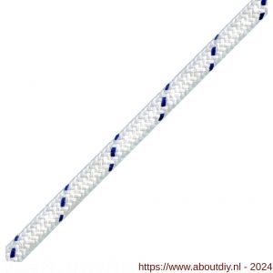Deltafix touw schootlijn wit blauw 100 m 10 mm - A21902900 - afbeelding 1