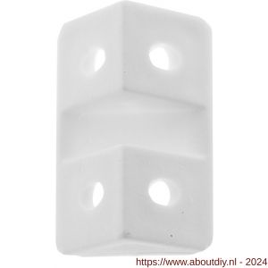 Deltafix kastverbinder mini wit breed 4 gat doos 100 stuks - A21904140 - afbeelding 1