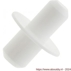 Deltafix plankdrager plastic wit 5 mm doos 100 stuks - A21903316 - afbeelding 1