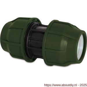 Deltafix tyleen toebehoren koppeling PP zwart groen 16 mm naar 16 mm - A21904849 - afbeelding 1