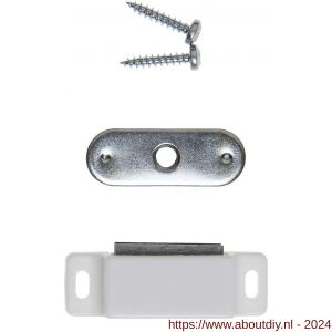 Deltafix magneetsluiting wit doos 50 stuks - A21903844 - afbeelding 1