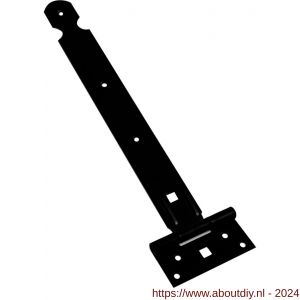 Deltafix kruisheng licht zwart 40 cm x 36/2 mm - A21903716 - afbeelding 1
