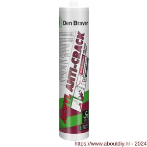 Zwaluw Acryl Anti-Crack acrylaatkit 310 ml wit - A51250161 - afbeelding 1