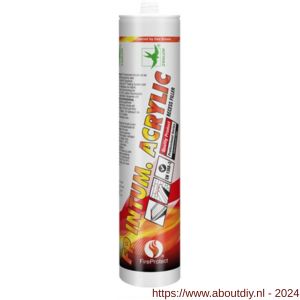 Zwaluw Fireprotect FP Intumescent Acrylic acrylaatkit brandvertragend 310 wit - A51250409 - afbeelding 1