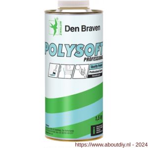 Zwaluw Polysoft Professioneel polyesterplamuur 2-componenten 1,5 kg grijs - A51250337 - afbeelding 1