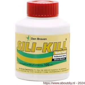 Zwaluw Sili-Kill kit verwijderaar 100 ml transparant - A51250119 - afbeelding 1