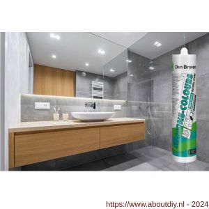 Zwaluw Silicone-Colours Plus Natural Stone siliconenkit neutraal 310 ml wit - A51250264 - afbeelding 2